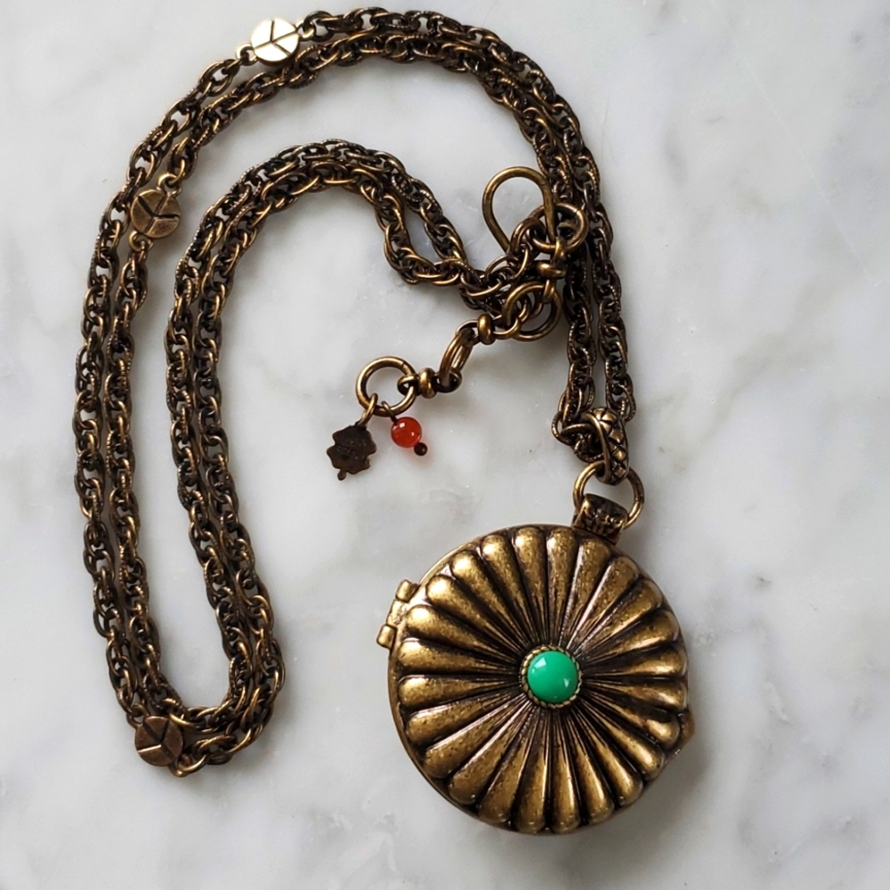 Lucky Brand Magnet Locket Necklace